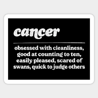 Cancer Zodiac Symbol //// Humorous Gift Design Magnet